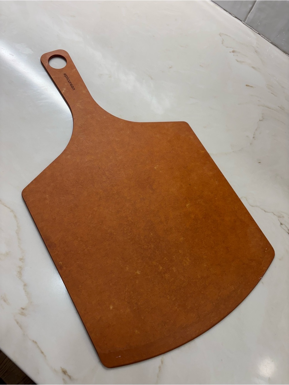 Epicurean Pizza Peel / Serving Board - Brown